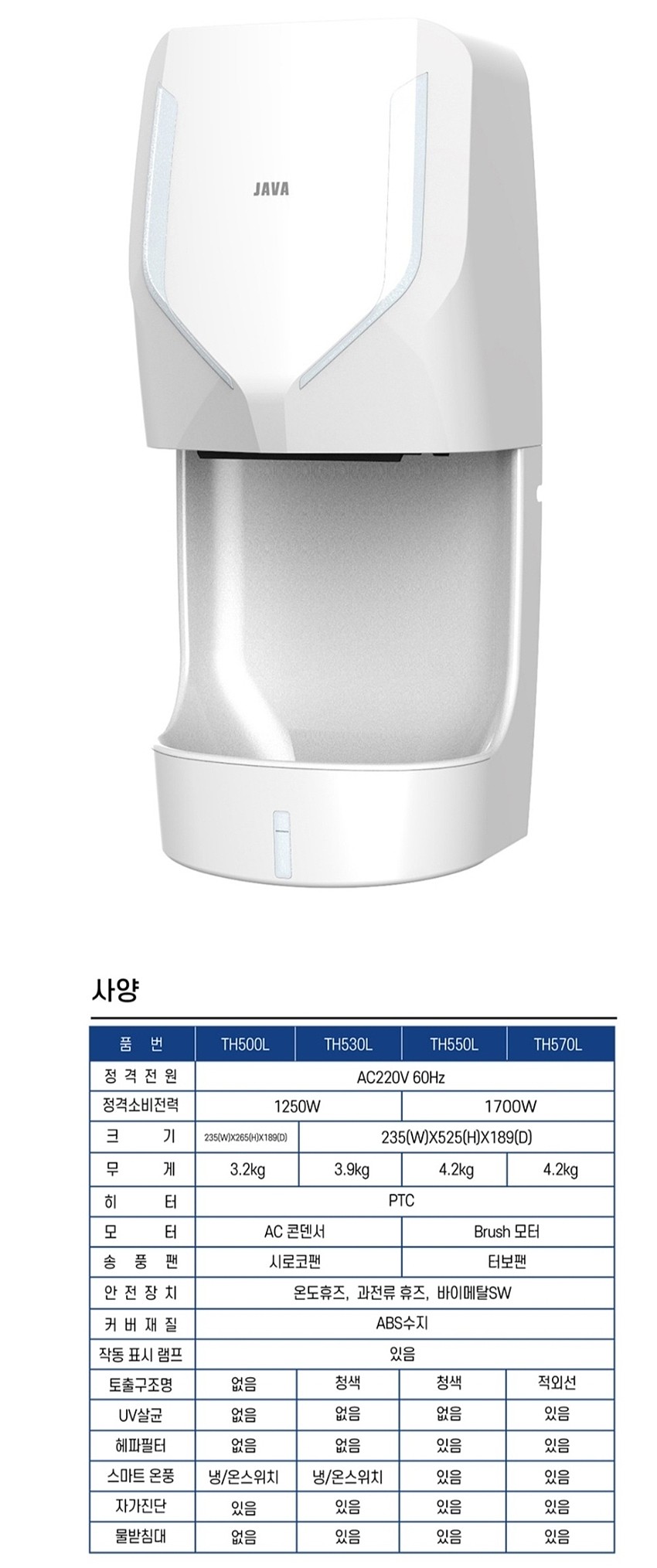 핸드드라이어 (TH550L)_상세페이지