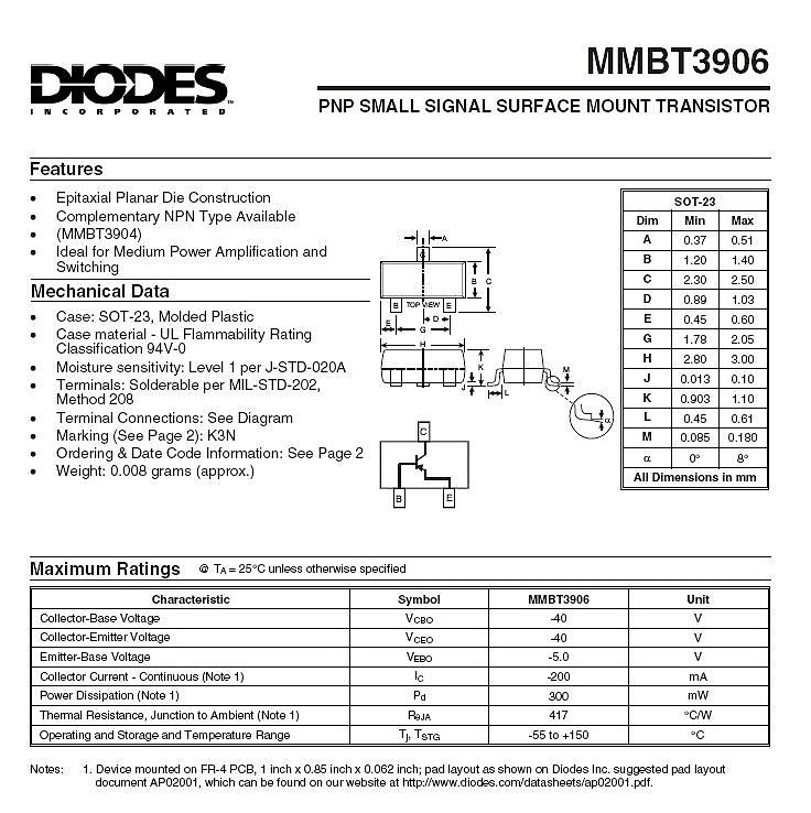 MMBT3906LT1 (SOT-23)_상세페이지