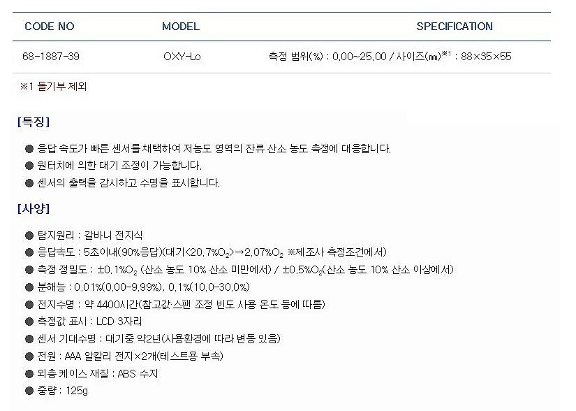 산소 농도계 (고정밀도 센서 내장형)_상세페이지
