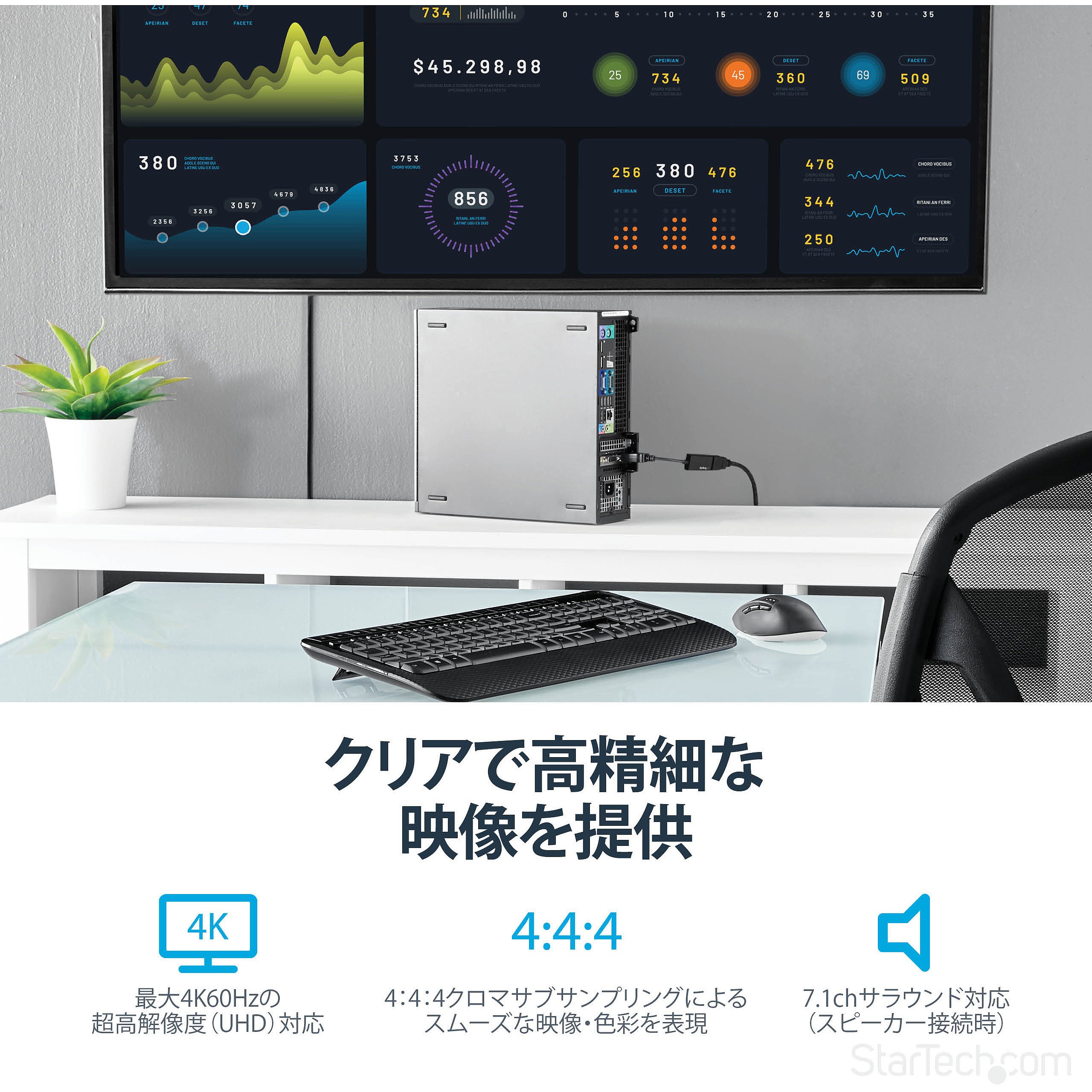 DisplayPort - HDMI 변환 어댑터 4K/60Hz_상세페이지