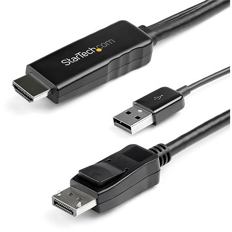 HDMI - DisplayPort 변환 케이블 3m USB 버스 파워 대응 4K/30Hz HDMI에서 DiplayPort로 변환하는 액티브 컨버터_상세페이지