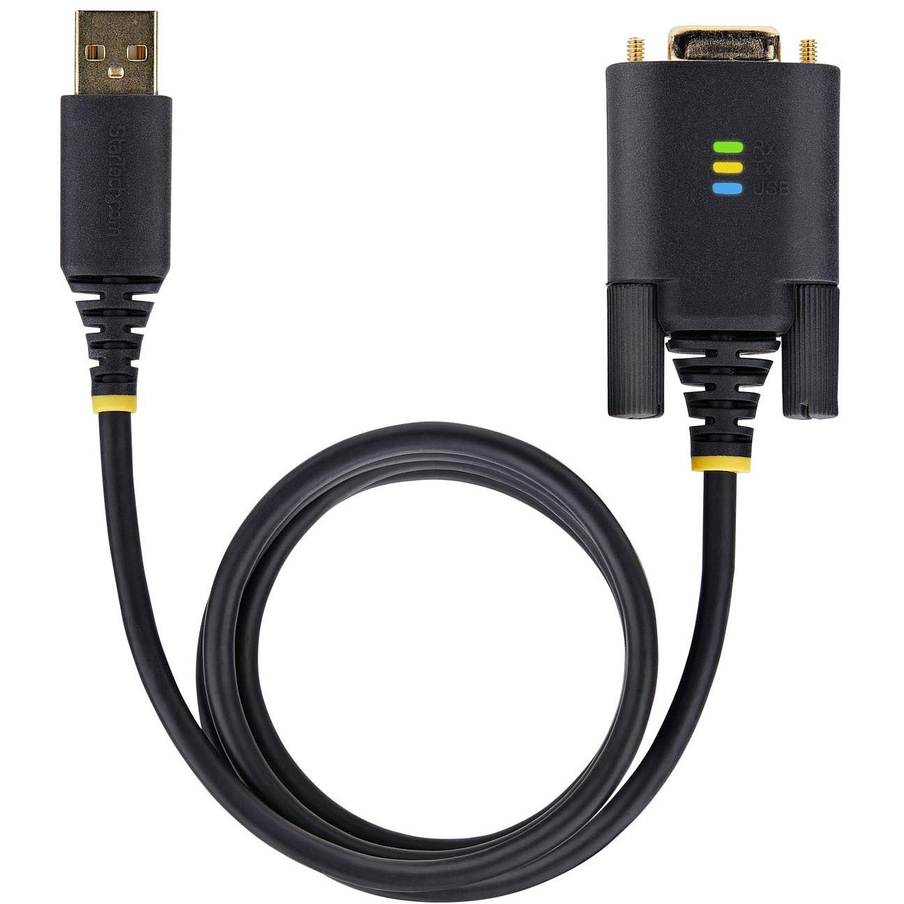 USB - RS232C 시리얼 변환 케이블/스트레이트/USB 2.0 접속/2m/1포트/수컷-수컷/FTDI FT232R/ESD 보호/각종 OS/DB9_상세페이지