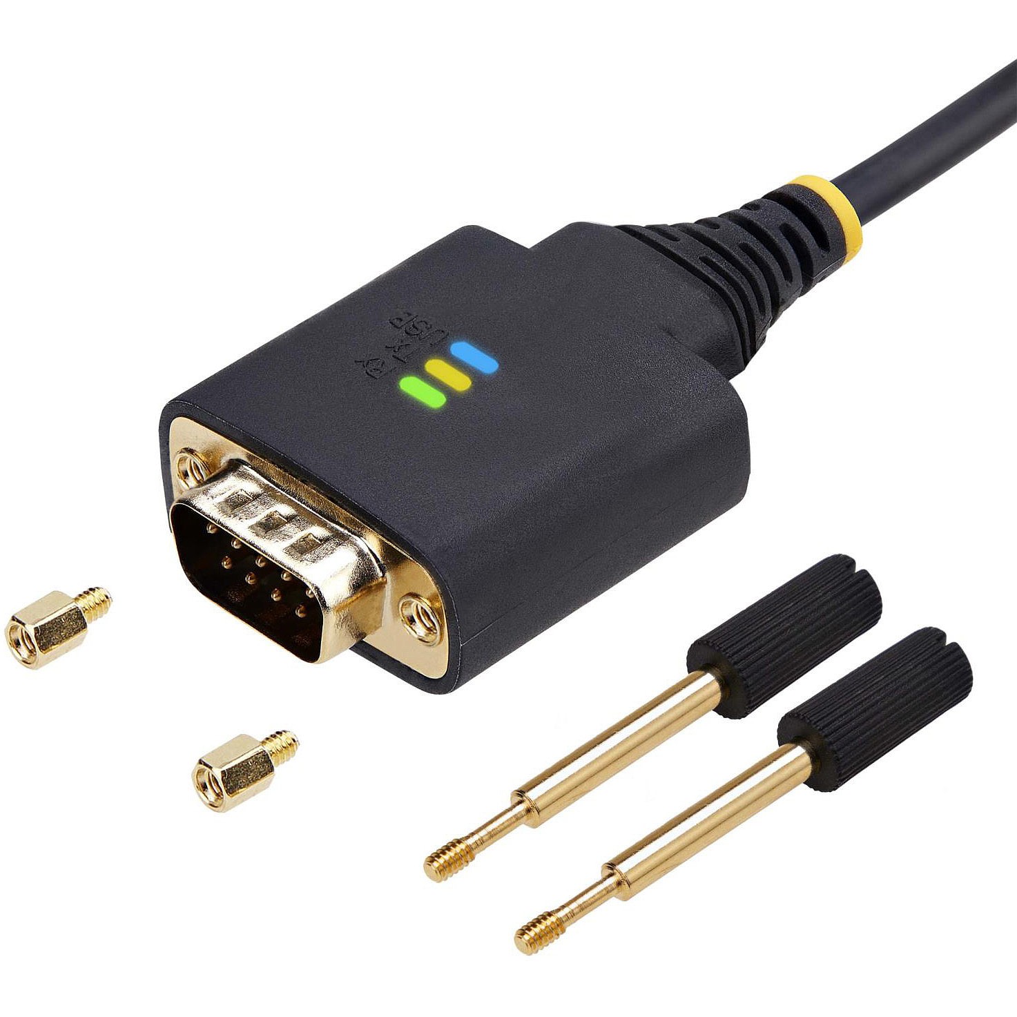 USB - RS232C 시리얼 변환 케이블/스트레이트/USB 2.0 접속/2m/1포트/수컷-수컷/FTDI FT232R/ESD 보호/각종 OS/DB9_상세페이지