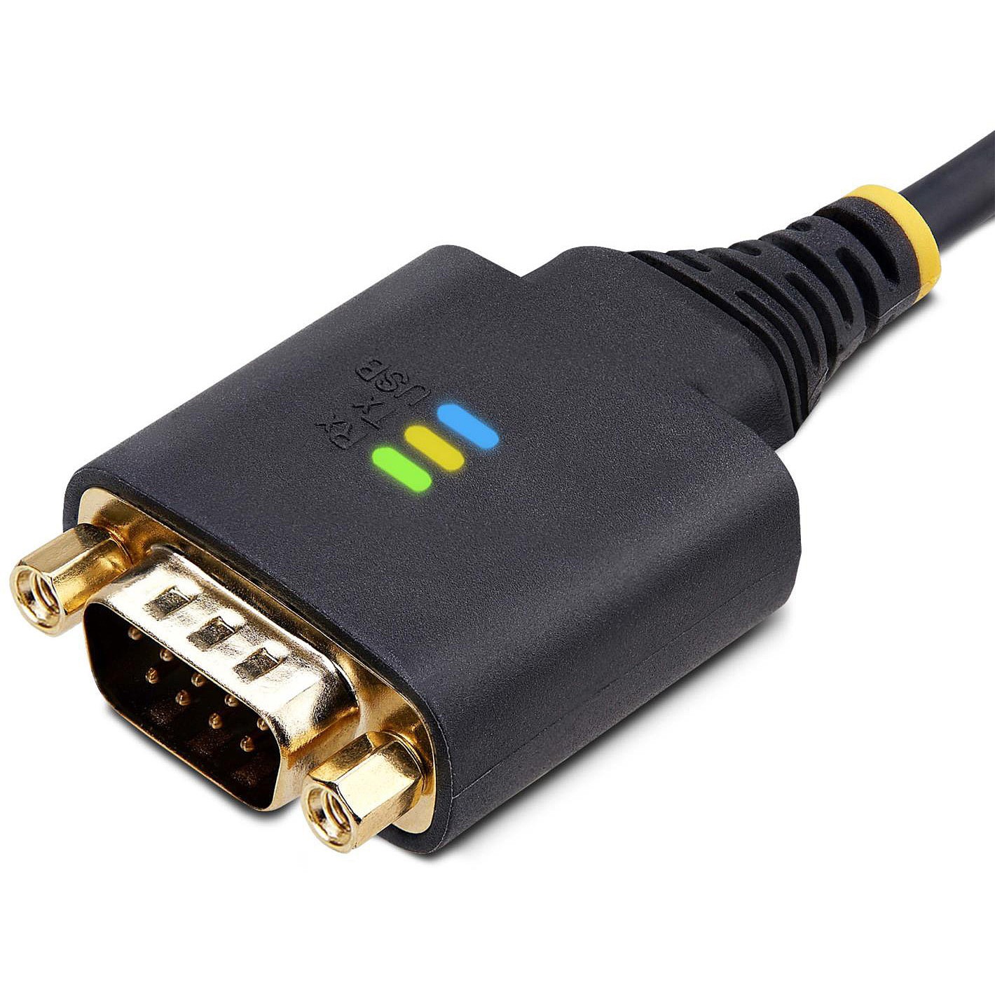 USB - RS232C 시리얼 변환 케이블/스트레이트/USB 2.0 접속/2m/1포트/수컷-수컷/FTDI FT232R/ESD 보호/각종 OS/DB9_상세페이지