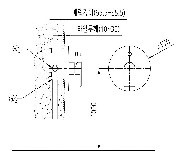 칼리스토 원형매립뭉치 (TF-B5700 Series)_상세페이지
