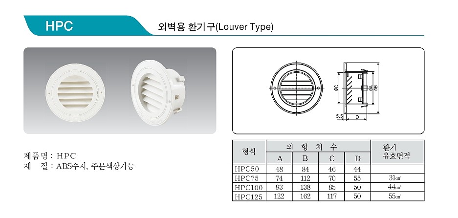 ABS환기구 (HPC)_상세페이지