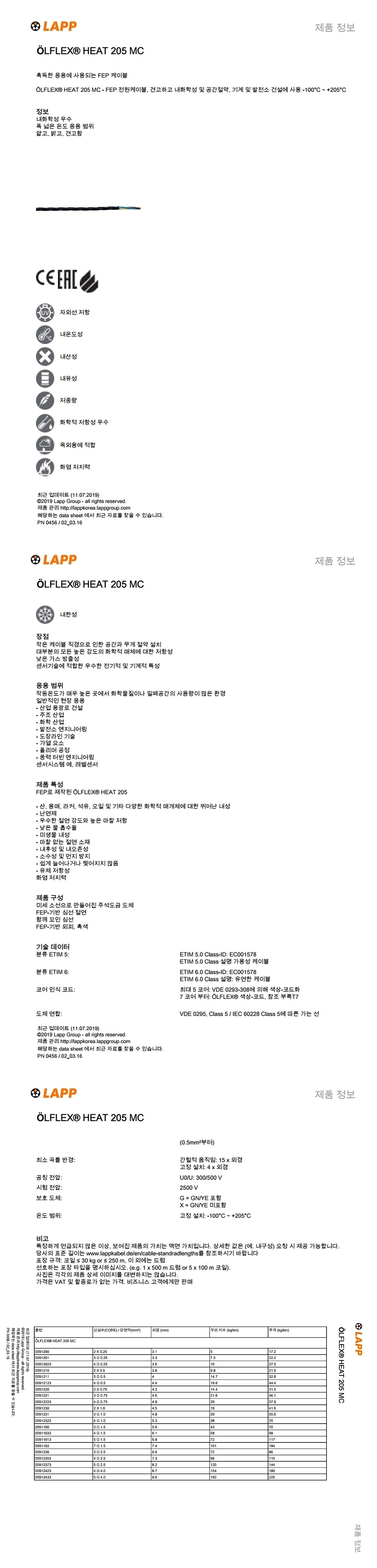 OLFLEX HEAT 205 MC_상세페이지