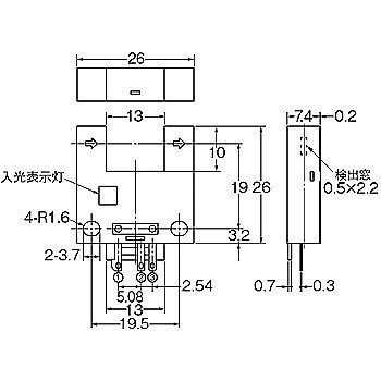 포토 마이크로 센서 넓은 도랑 형 EE-SPX303N / 403N_상세페이지
