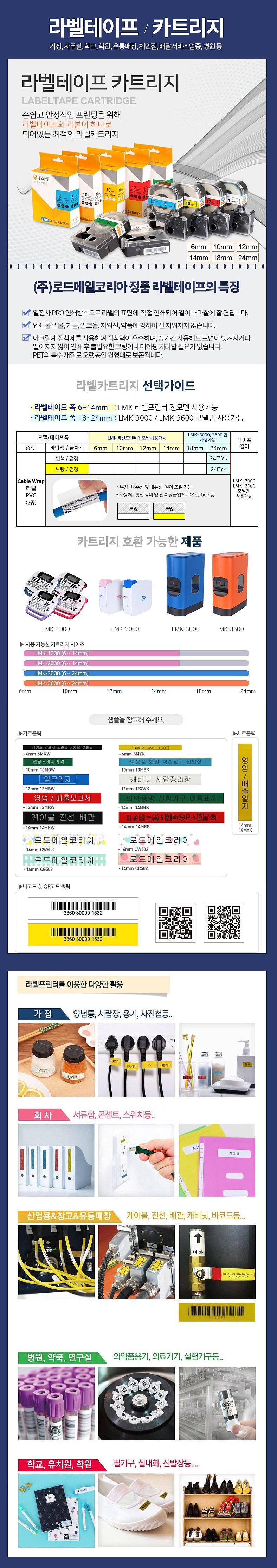 Cable Wrap 라벨 테이프 (LMK-3000, 3600전용)_상세페이지