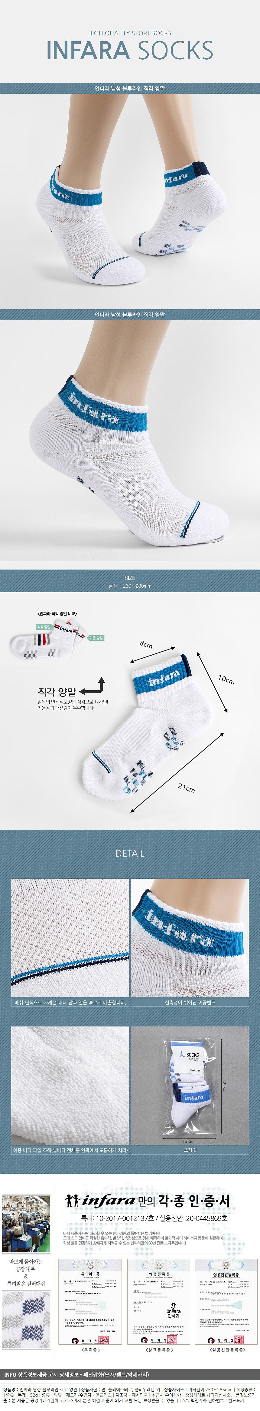 남성용 직각 양말 (블루라인)_상세페이지