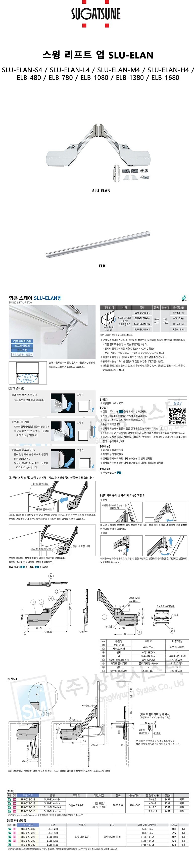 스윙 리프트 업 연동 바 (ELB)_상세페이지