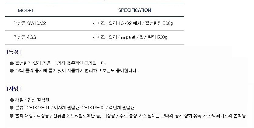 입상 활성탄_상세페이지