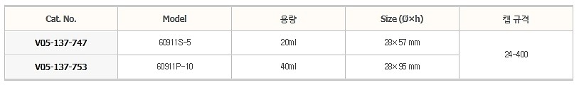 오픈 탑 갈색 샘플 바이알_상세페이지