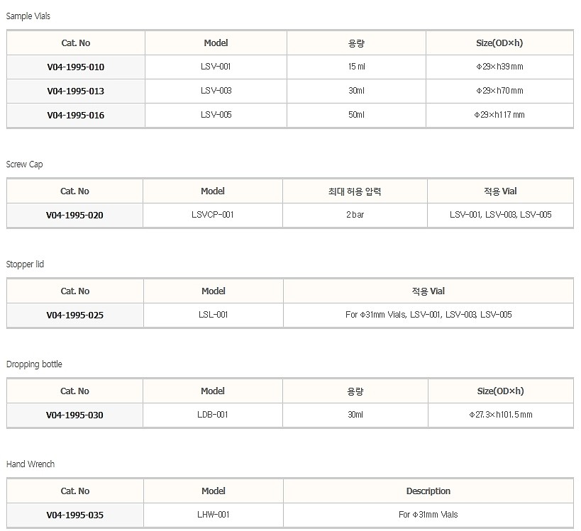 고순도 테프론 샘플 바이알_상세페이지
