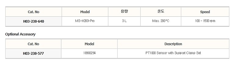 LED 디지털 가열 자력 교반기 액세서리_상세페이지