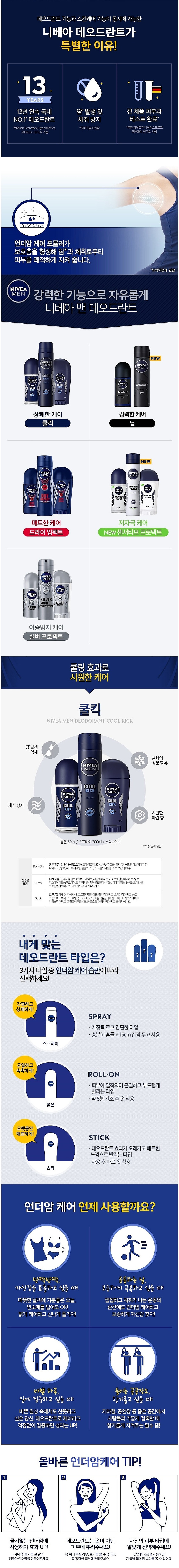 데오드란트 쿨킥포맨 (스프레이)_상세페이지