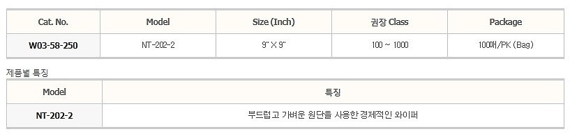 크린룸용 폴리 와이퍼_상세페이지