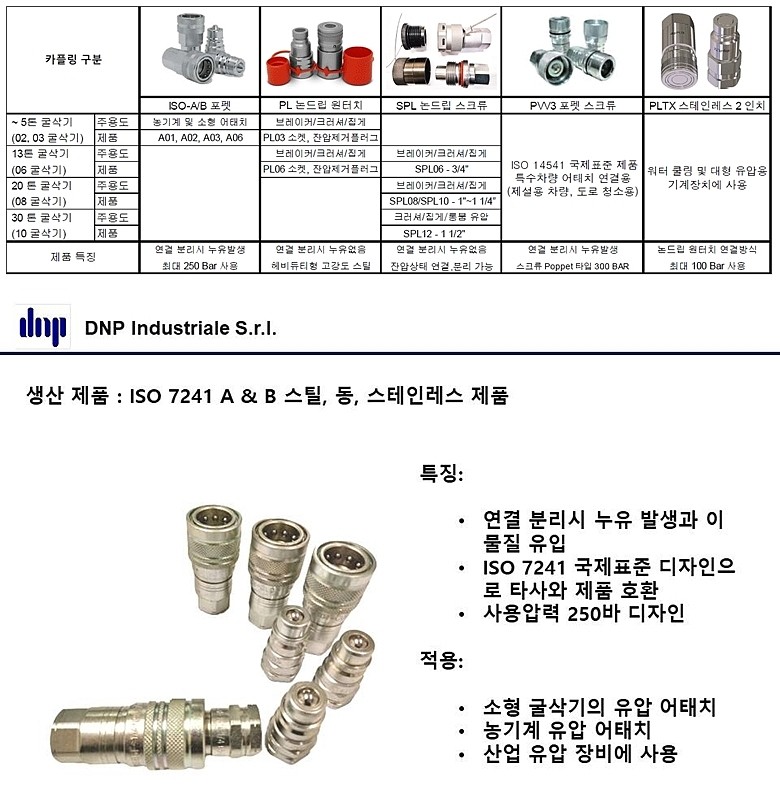 유압 카플러 (A01)_상세페이지