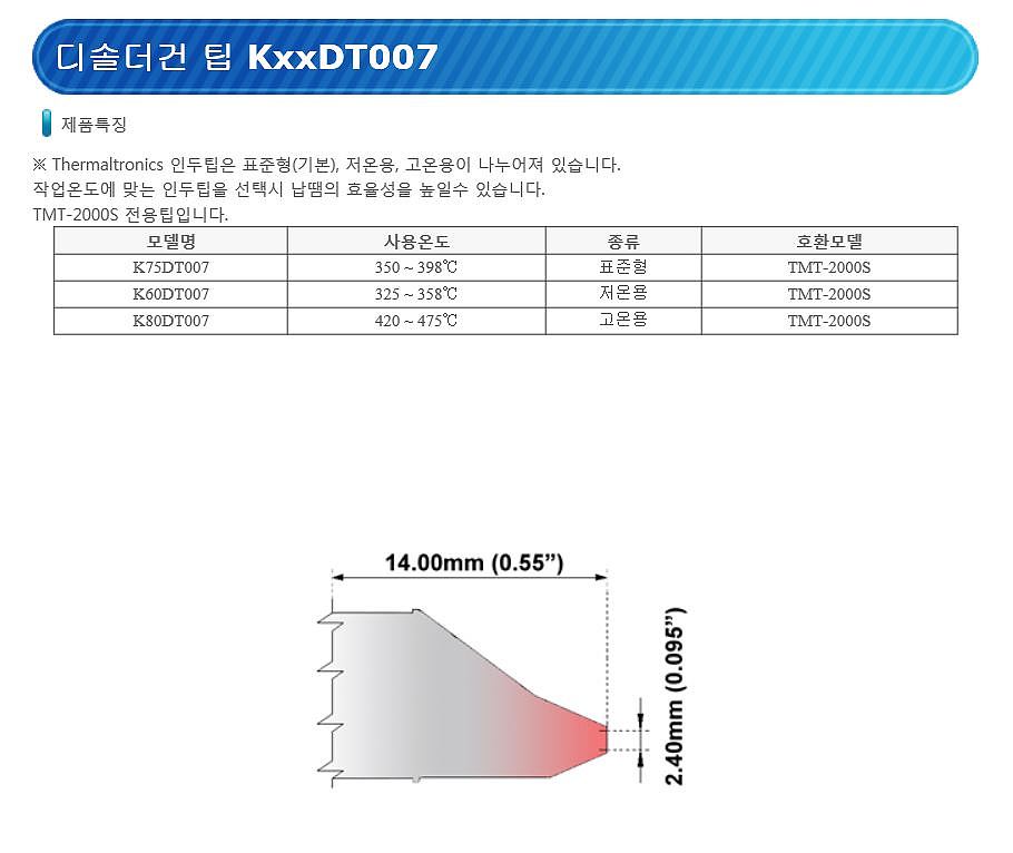 디솔더건 팁 (KxxDT007)_상세페이지