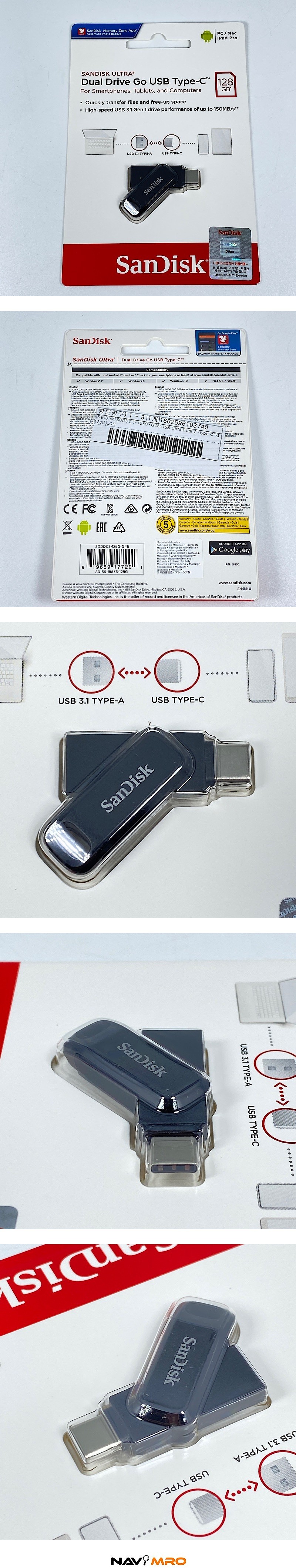 2 in 1 Ultra OTG USB-C 3.1 메모리 (128/256GB)_상세페이지
