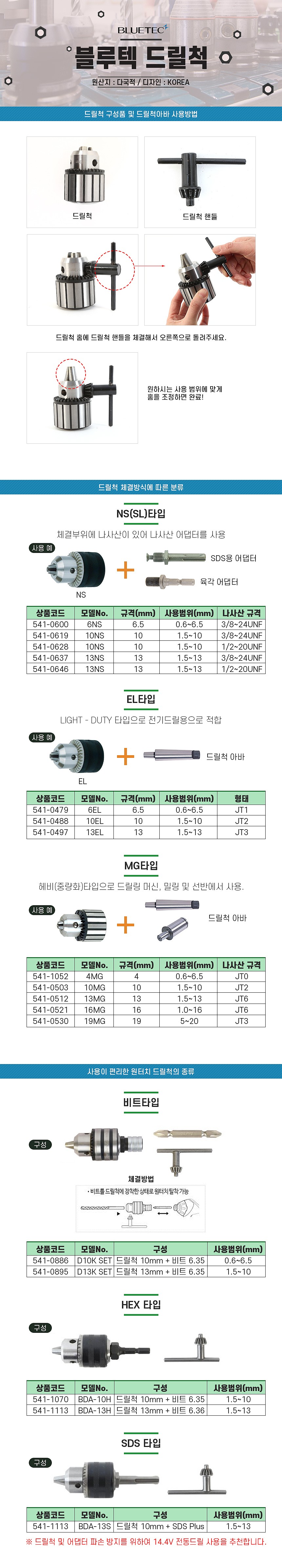 드릴 척 (EL)_상세페이지
