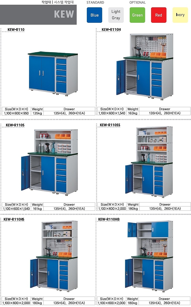 시스템 작업대 (KEW-R110H)_상세페이지