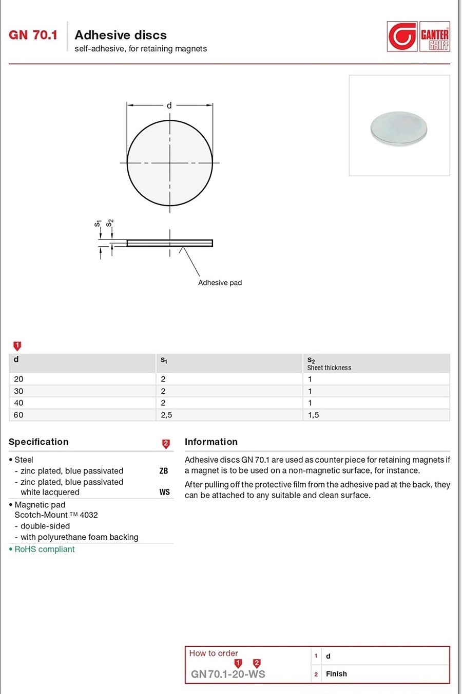 Adhesive discs (GN 70.1)_상세페이지