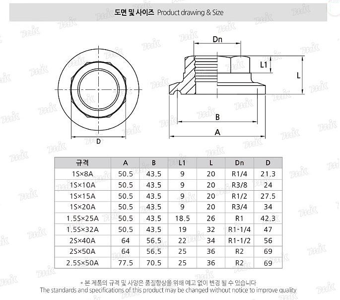 쎄니타리 페럴 소켓 (SUS304)_상세페이지