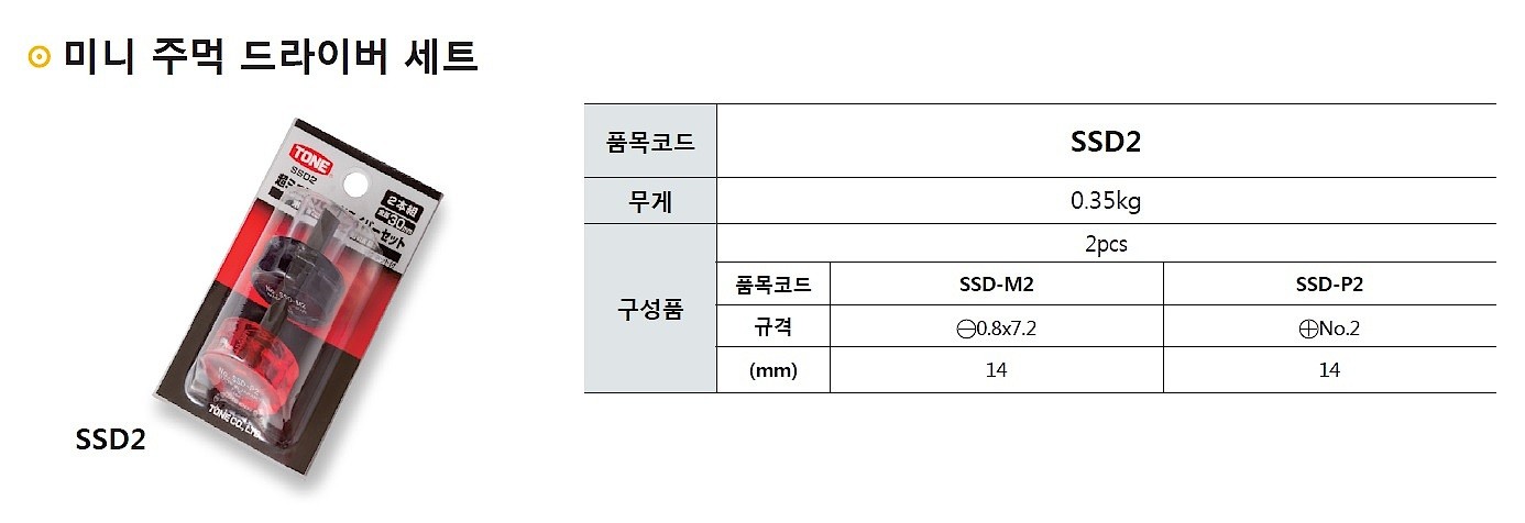 주먹 드라이버 세트 (SSD2)_상세페이지