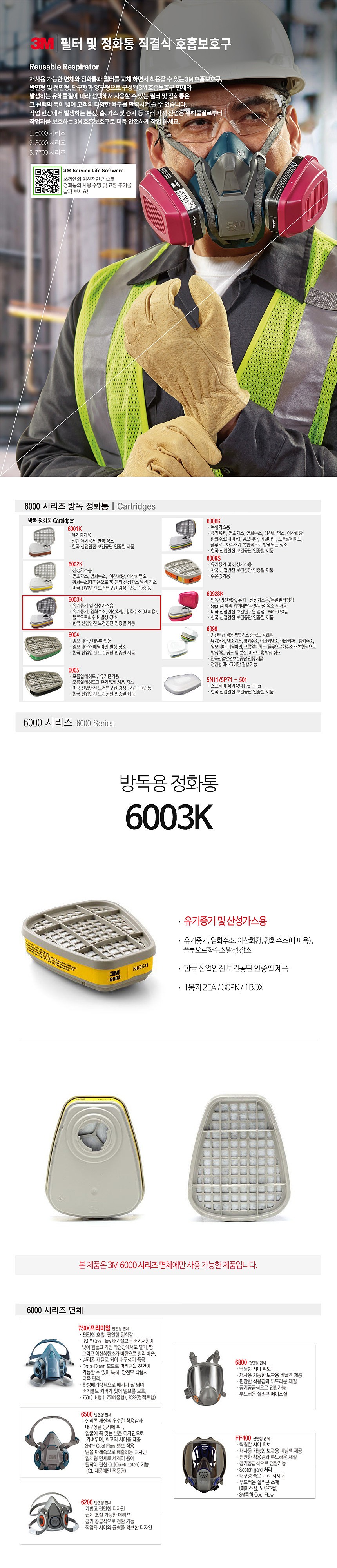방독 정화통 (#6003K)_상세페이지