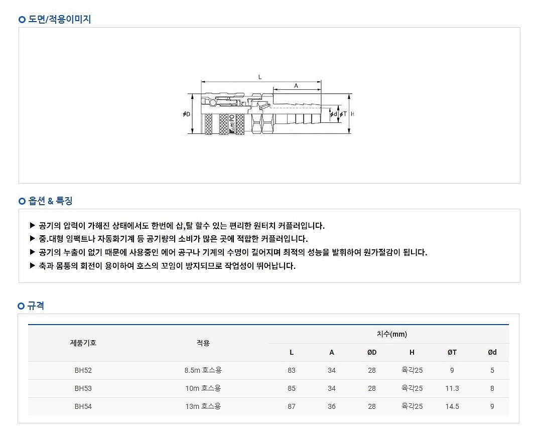 에어 원터치 카플러 (BH)_상세페이지