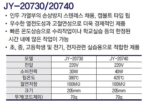보급형 납땜기 (JY-20730)_상세페이지