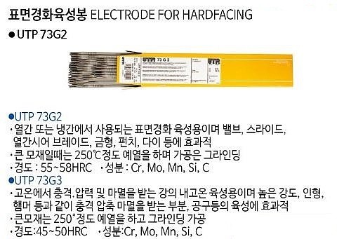 표면 경화 육성봉 (UTP 73G3)_상세페이지