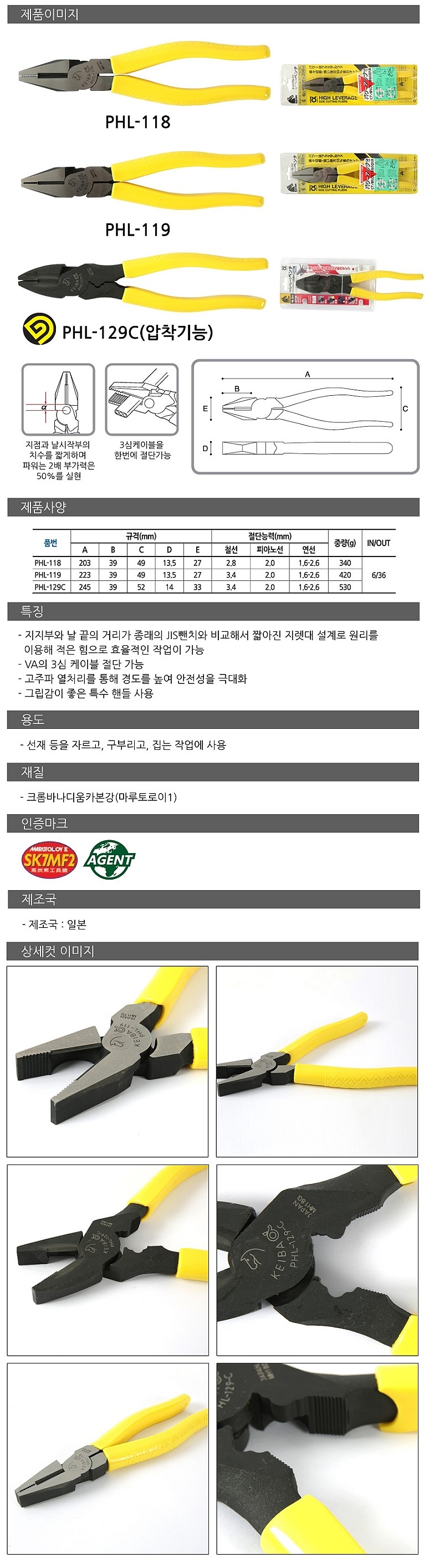 전공용 뺀치 (PHL-118)_상세페이지