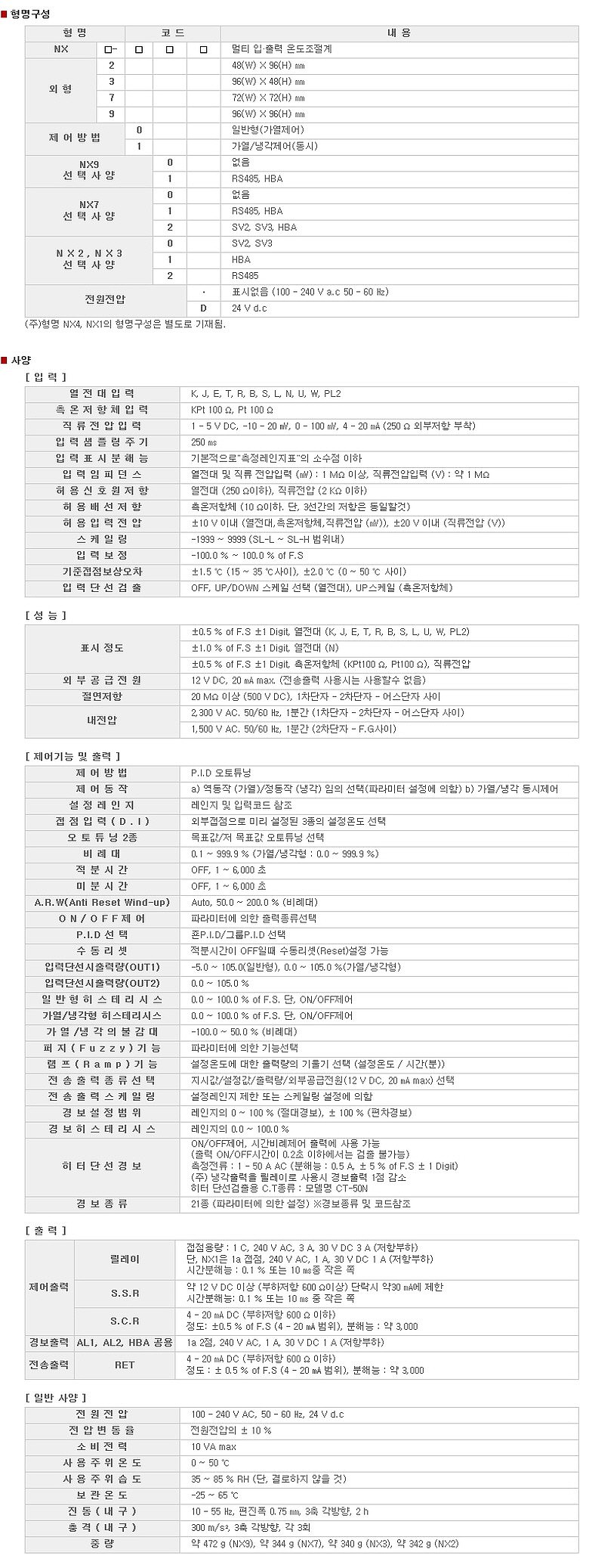 멀티 입/출력 온도조절계(NX7 Series)_상세페이지