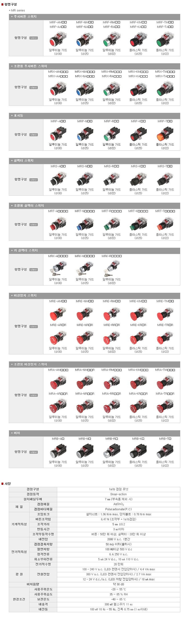 버저(MRB Series)_상세페이지