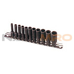 1/4인치 6각 롱 임팩 소켓 세트 (TD-211M)