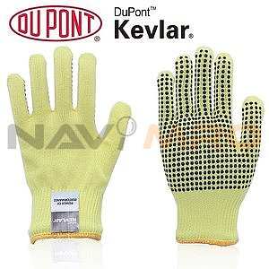 내열 PVC 단면도트 케블라 장갑 (2135PD)