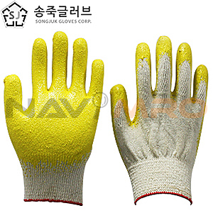 반코팅 장갑 (노랑)