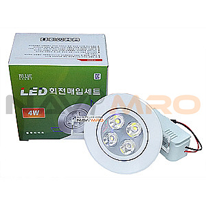 3인치 LED회전매입등 (4W)
