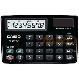 휴대용 전자 계산기 (SL-787TV-BK)