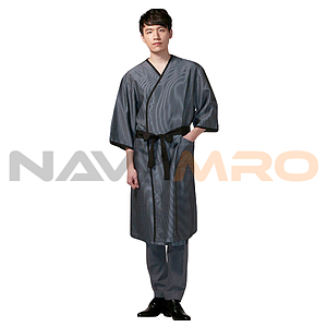 스트라이프 남성 가운