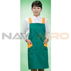 그린 H형 면 앞치마