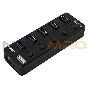 4포트 USB 3.0+1포트 충전포트지원 유전원 허브 (NEXT-UH305)