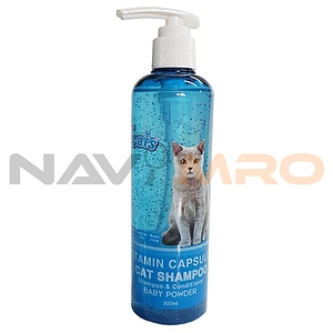 고양이 샴푸 (비타민 캡슐 베이비파우더향 300ml)