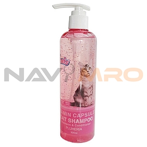 고양이 샴푸 (비타민 캡슐 푸르메리아향 300ml)