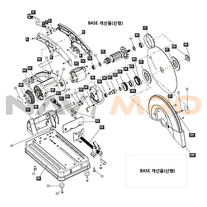 14인치 고속절단기 부품 (NHC-14D)