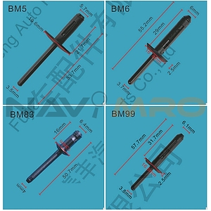 리벳 고정핀 (F-BM5, BM6, BM83, BM99 BMW)