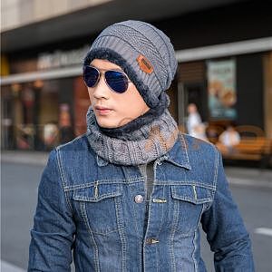 레이크 넥워머 비니 모자 세트