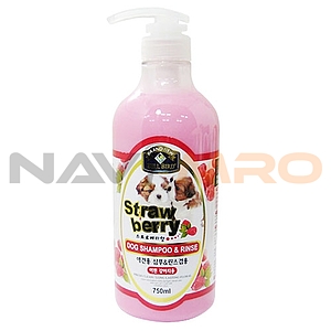 강아지 샴푸&린스 (퍼피용 스트로베리향 750ml)